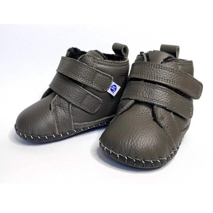 Softsole winter booties "Redstart" (grey)