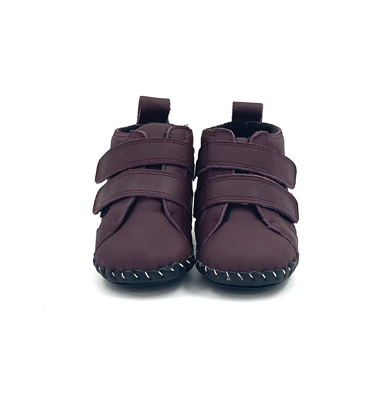 Softsole winter booties "Redstart" (wine red)