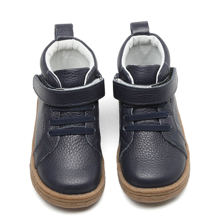 Leather Boots "Jay Lite" (navy)