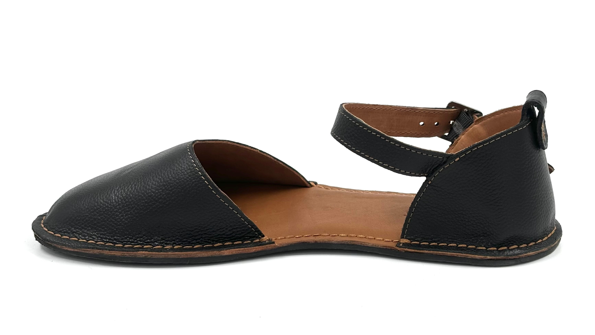 Barefoot Leather Shoes for Women “Crane” (black)