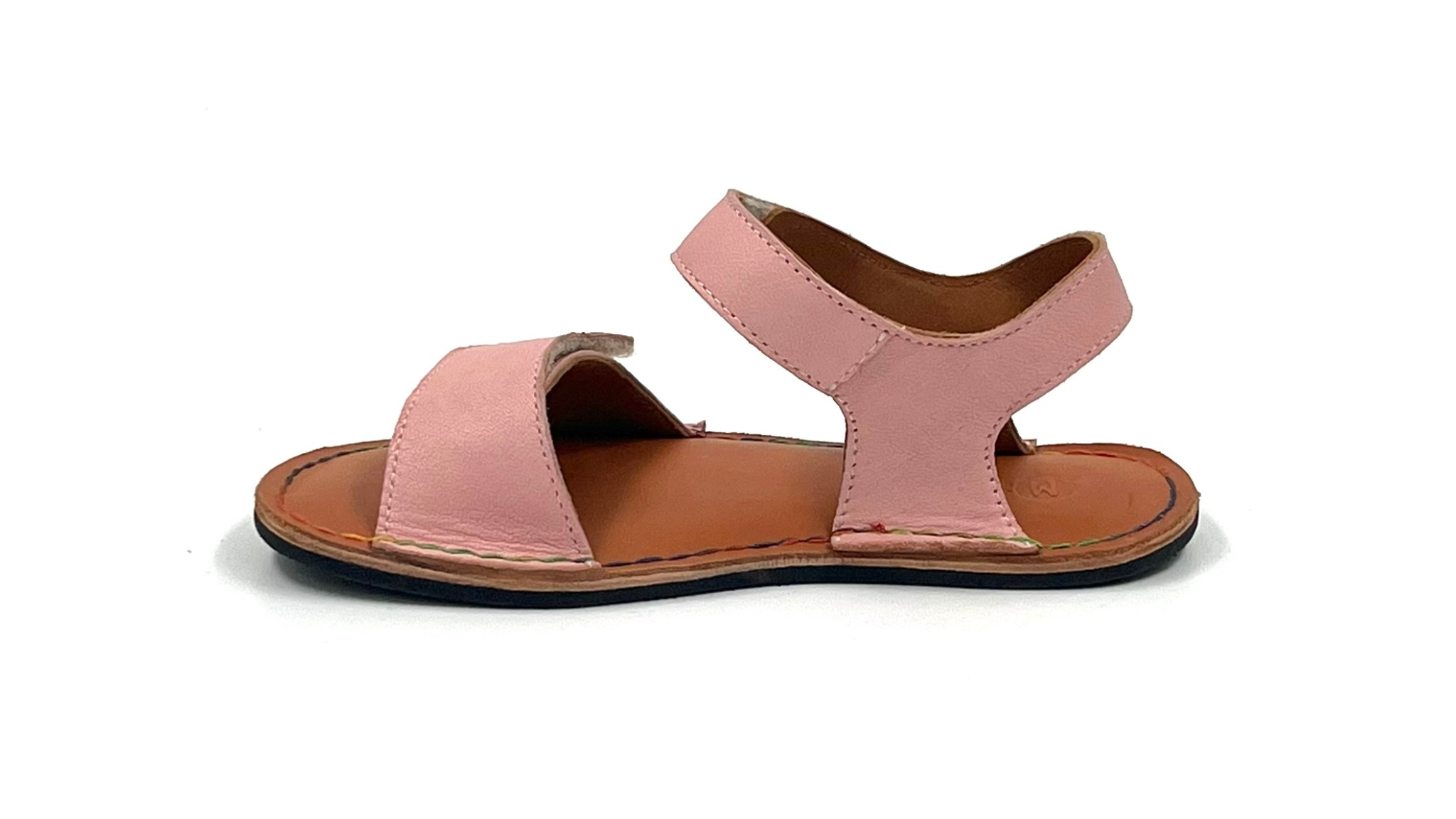 Barefoot Leather Sandals for Kids "Seagull" (pink)
