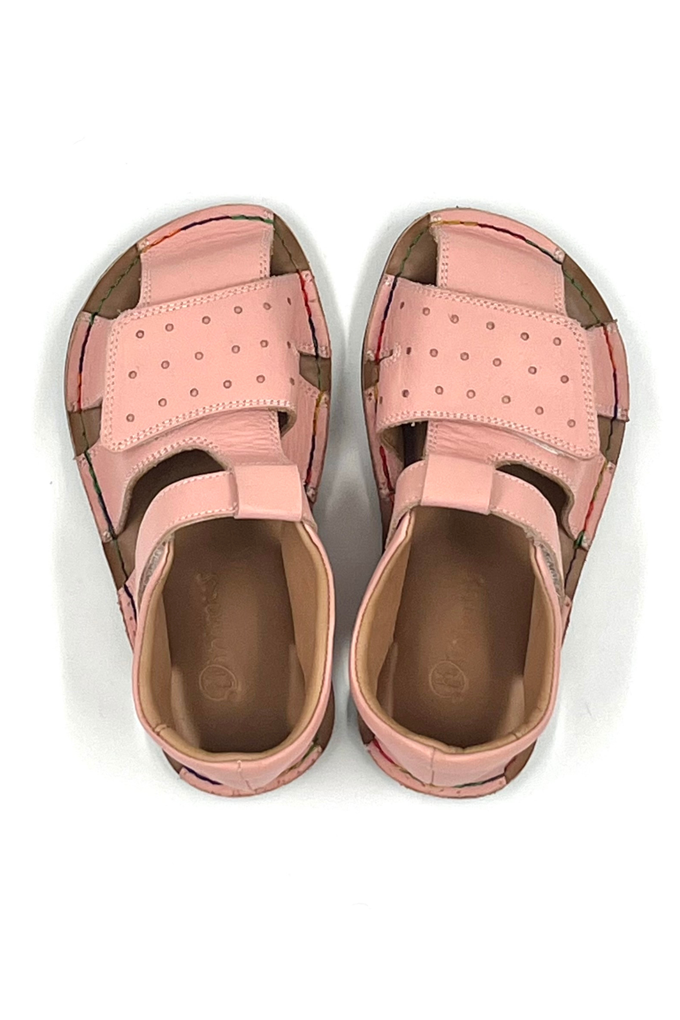 Barefoot Leather Sandals for Kids "Sanderling"  (pink)