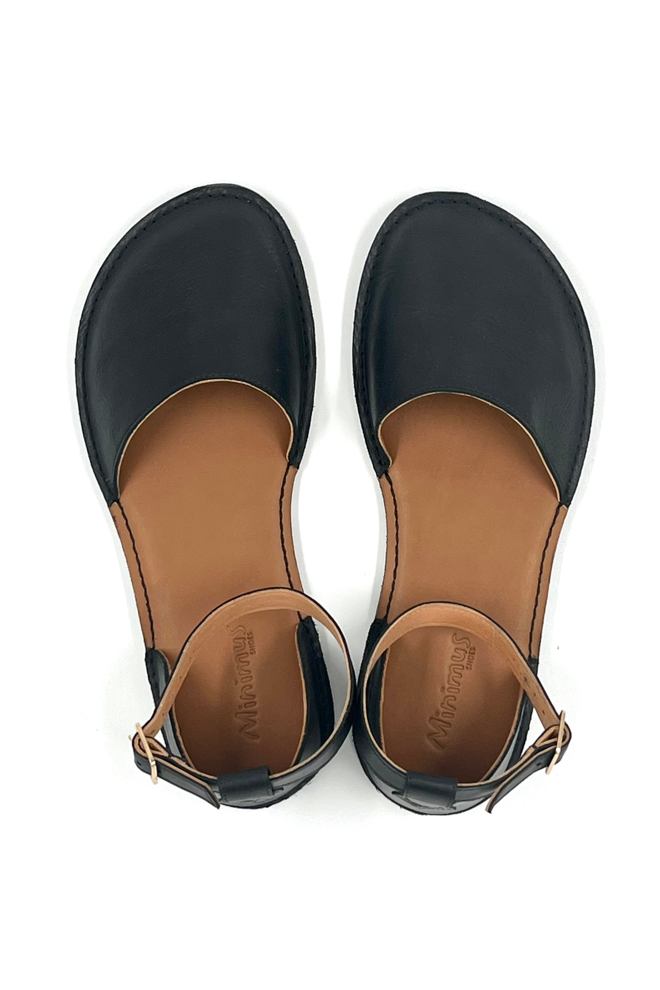 Barefoot Leather Shoes for Women “Teal” (black)