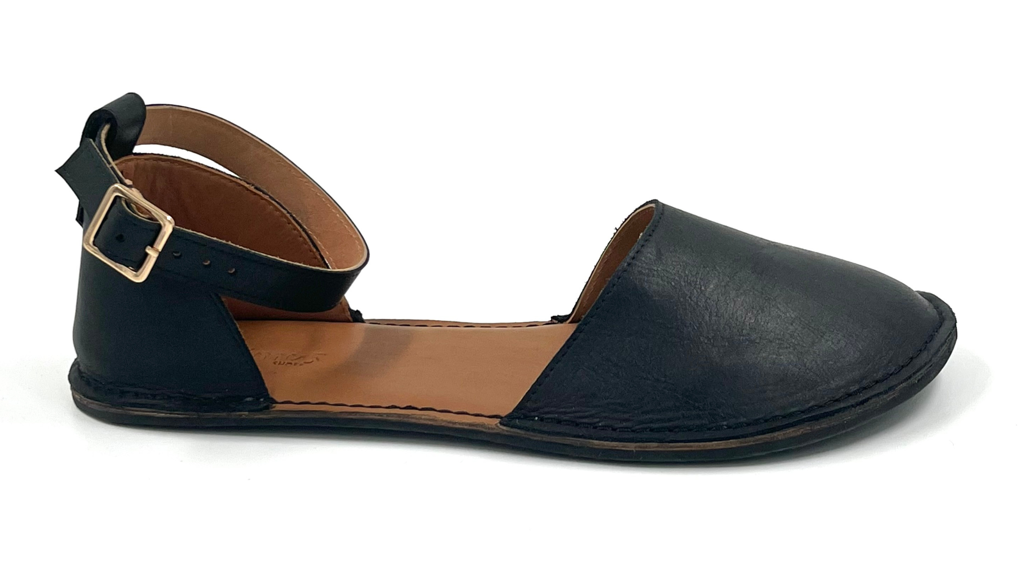 Barefoot Leather Shoes for Women “Teal” (black)