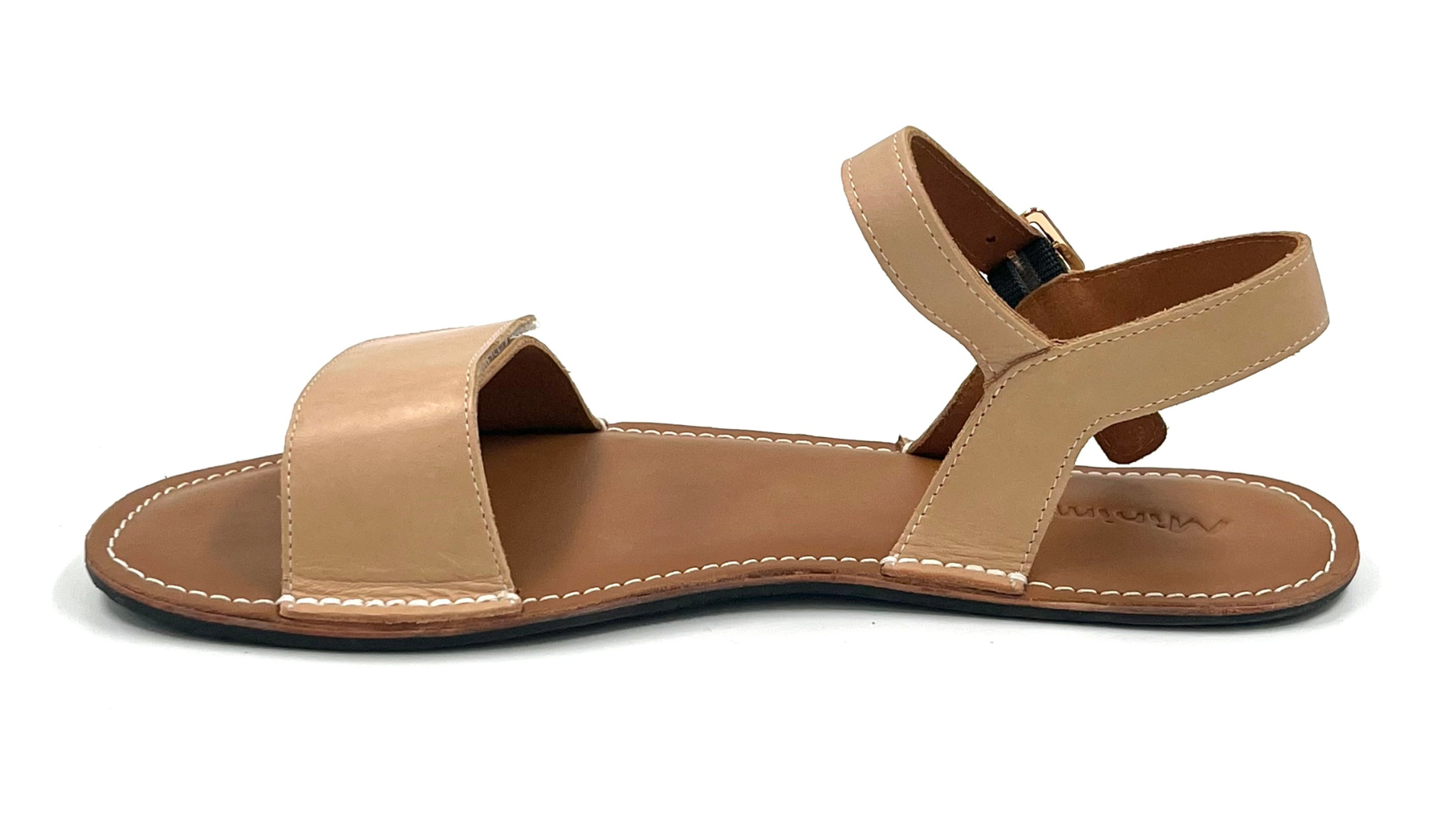 Barefoot Leather Sandals for Women "Ibis" (beige)