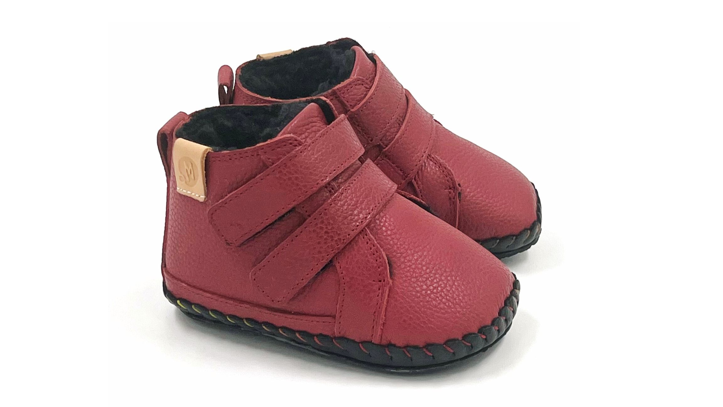First-walker Barefoot Winter Booties "Redstart 2" (red)