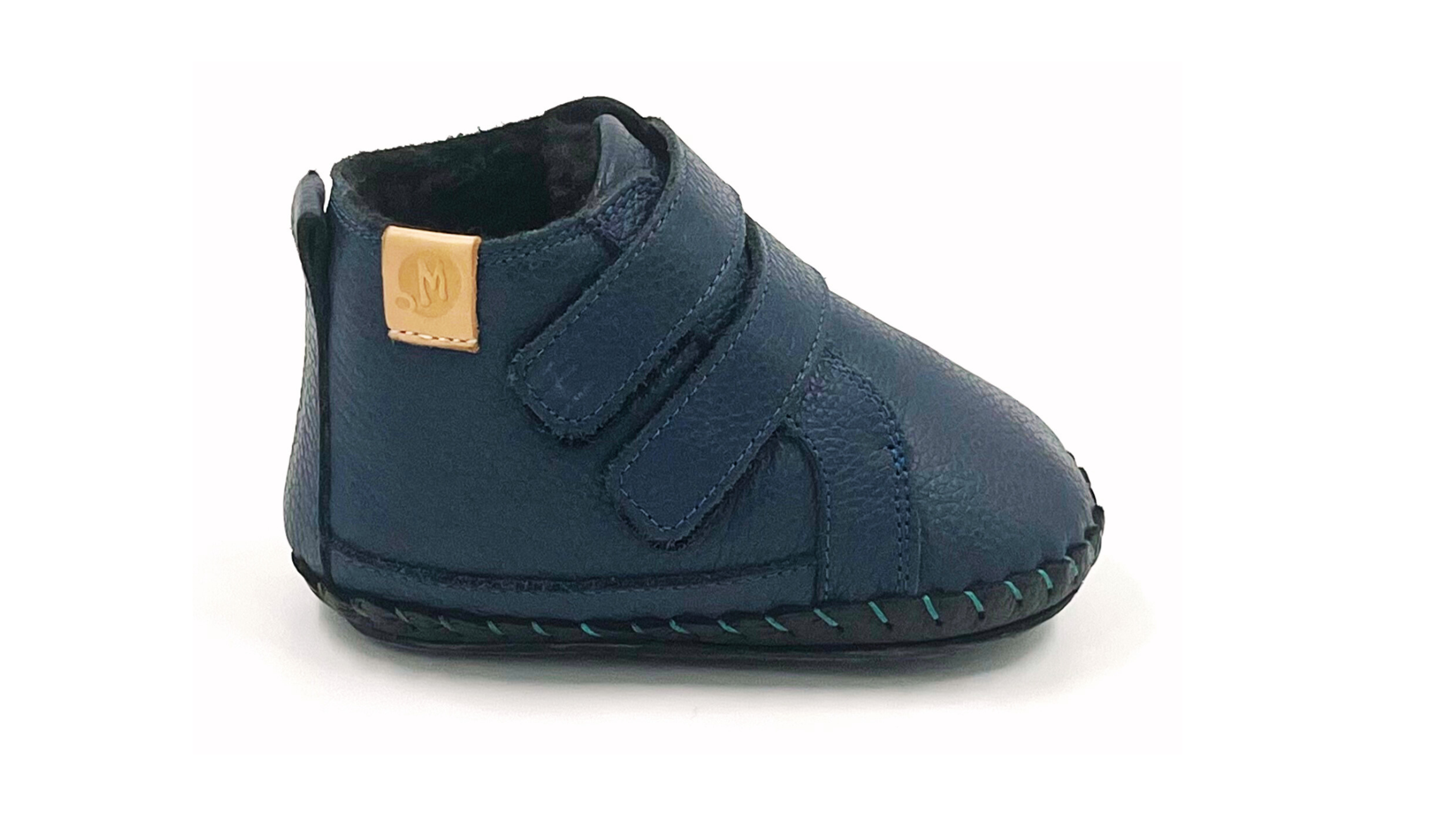 First-walker Barefoot Winter Booties "Redstart 2" (navy)