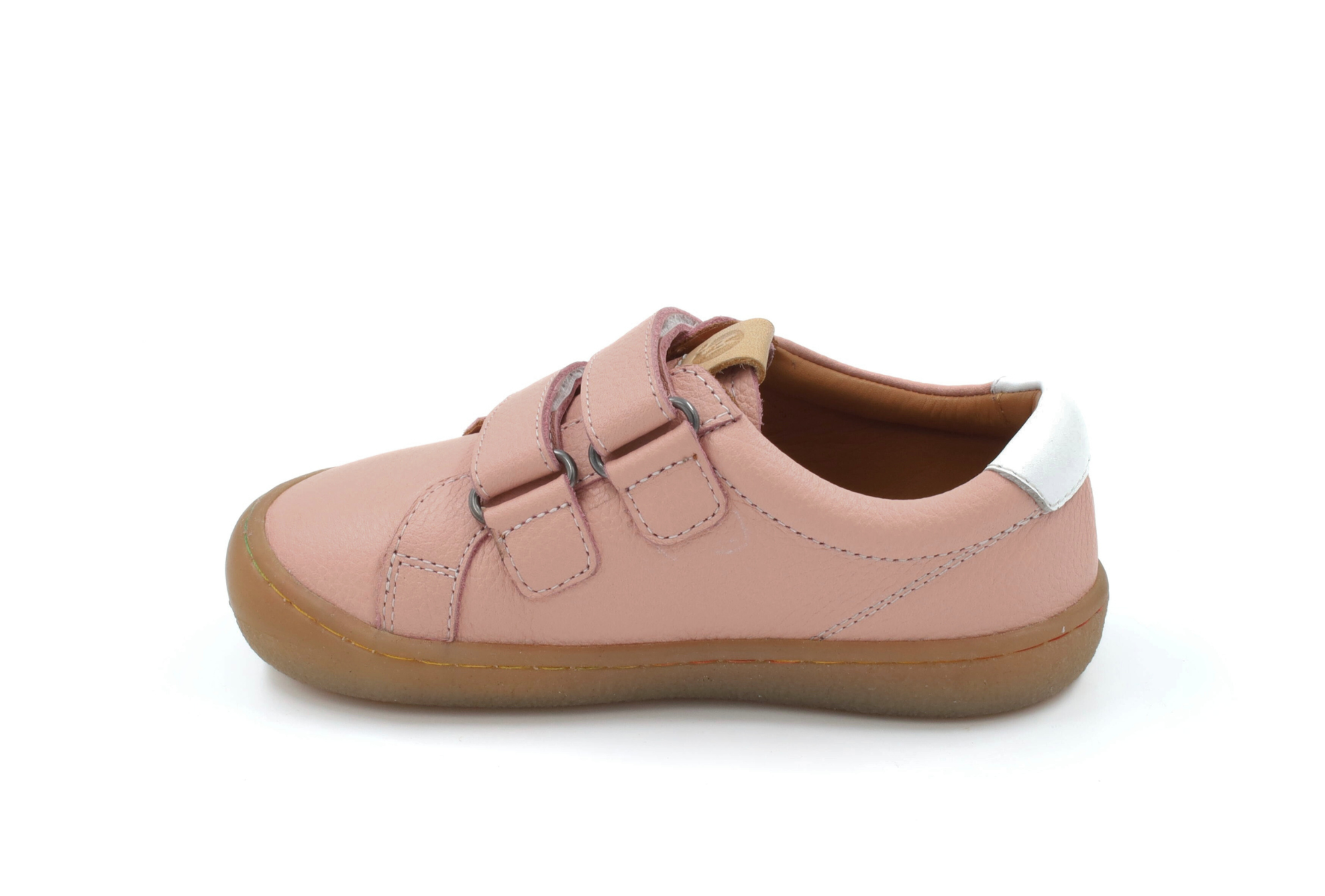 Barefoot Leather Sneakers for Kids "Snipe" (pink)