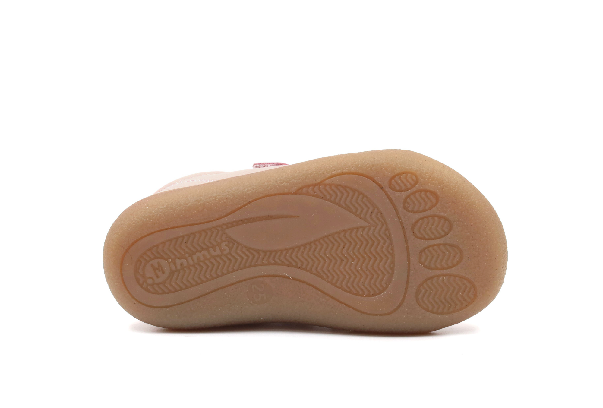 Barefoot Leather Sneakers for Kids "Snipe" (pink)
