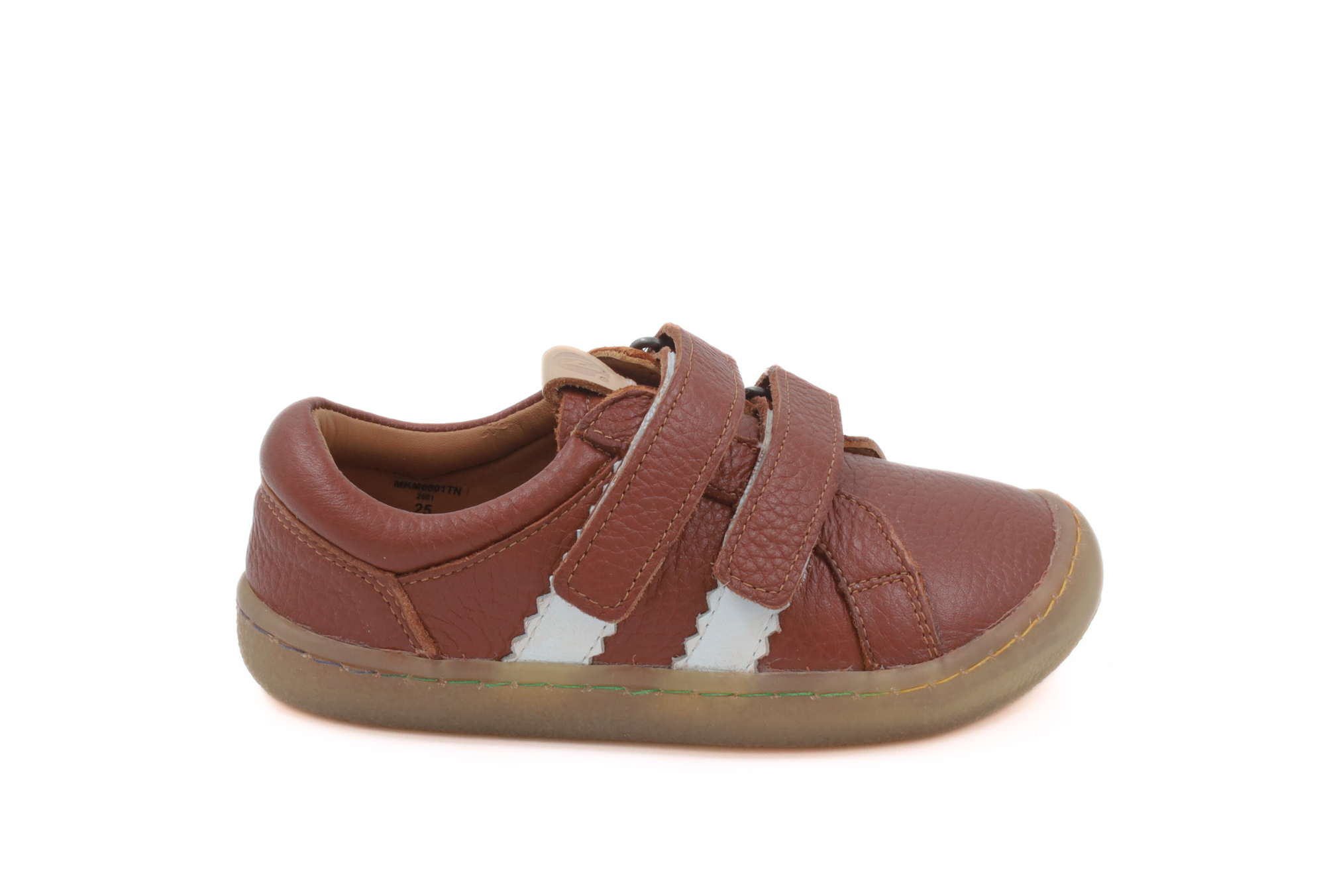 Barefoot Leather Sneakers for Kids "Woodpecker" (tan)