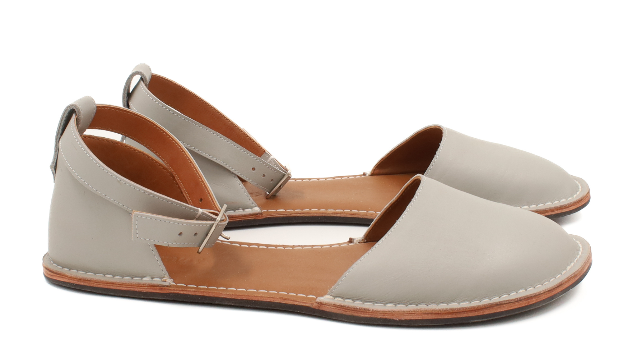 Barefoot Leather Shoes for Women “Teal” (grey)