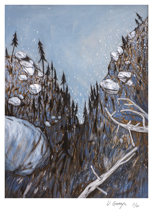 Les montagnes bleues