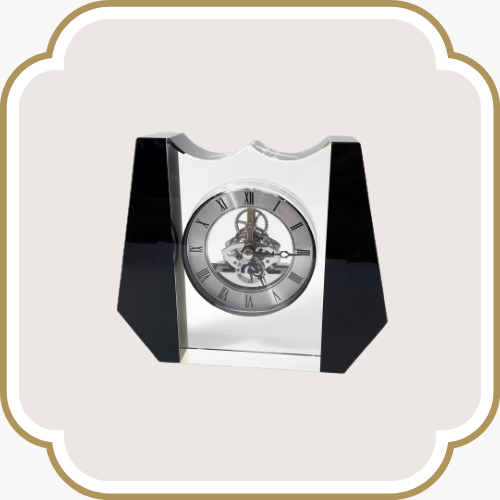Montre en cristal - Motif Couronne