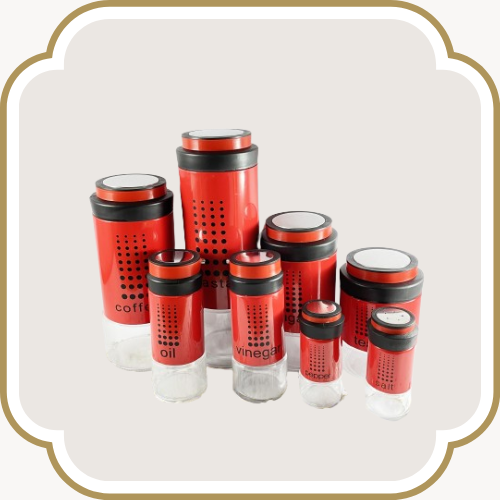 Ensemble de 8 boites de rangements