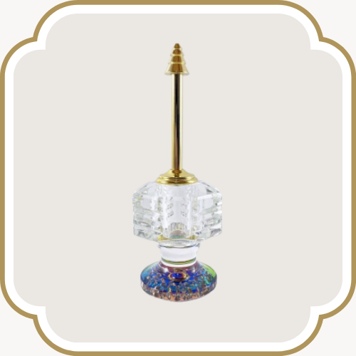 Bouteille à parfum en cristal - Forme Losange