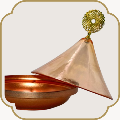 Ensemble de deux tagines - Orange