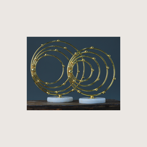 Ensemble de 2 décors en forme cercle