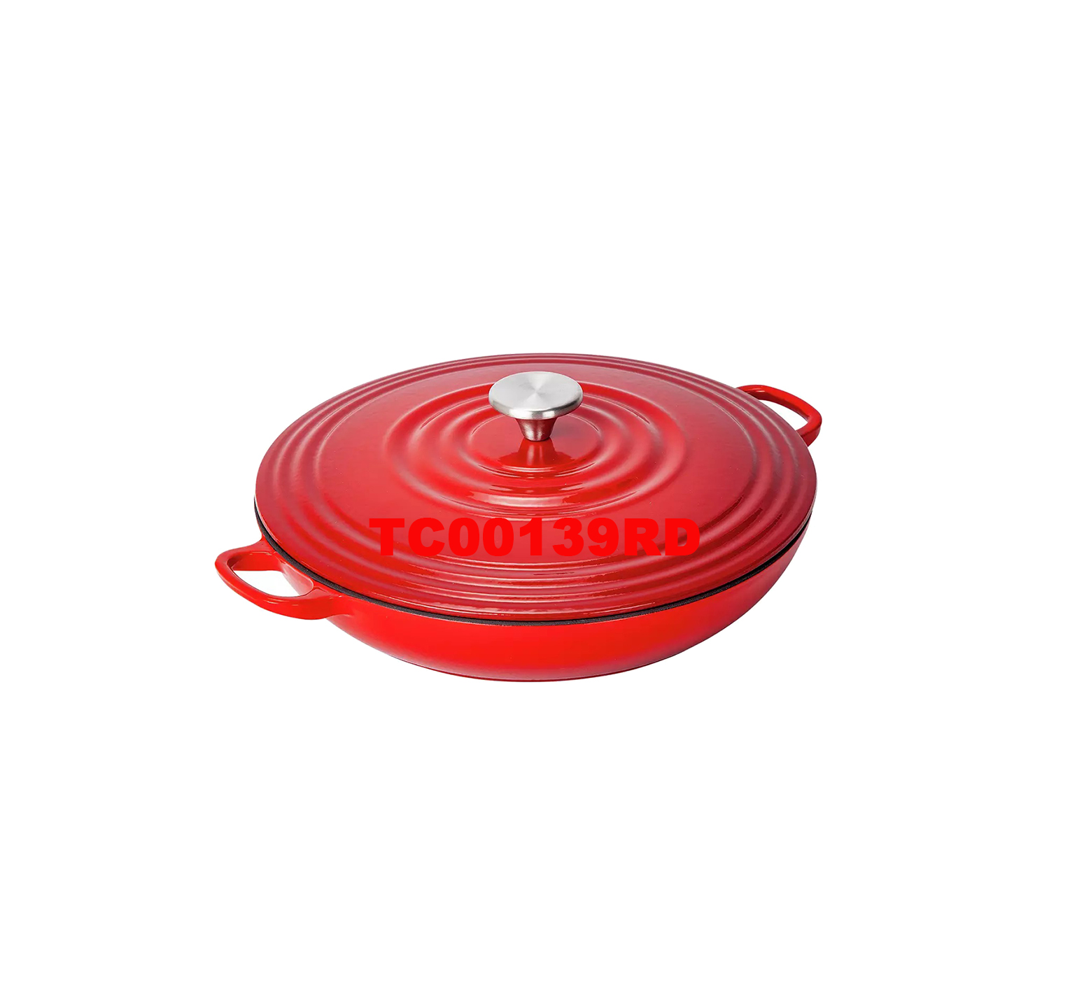 25 CM CAST IRON ROUND PAELLA PAN