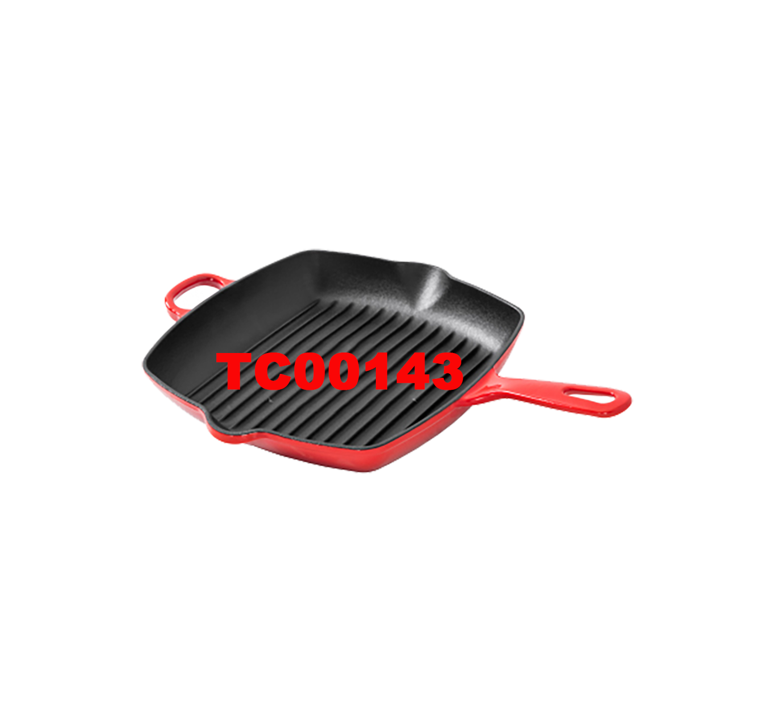 26 CM CAST IRON SQUARE GRILL PAN