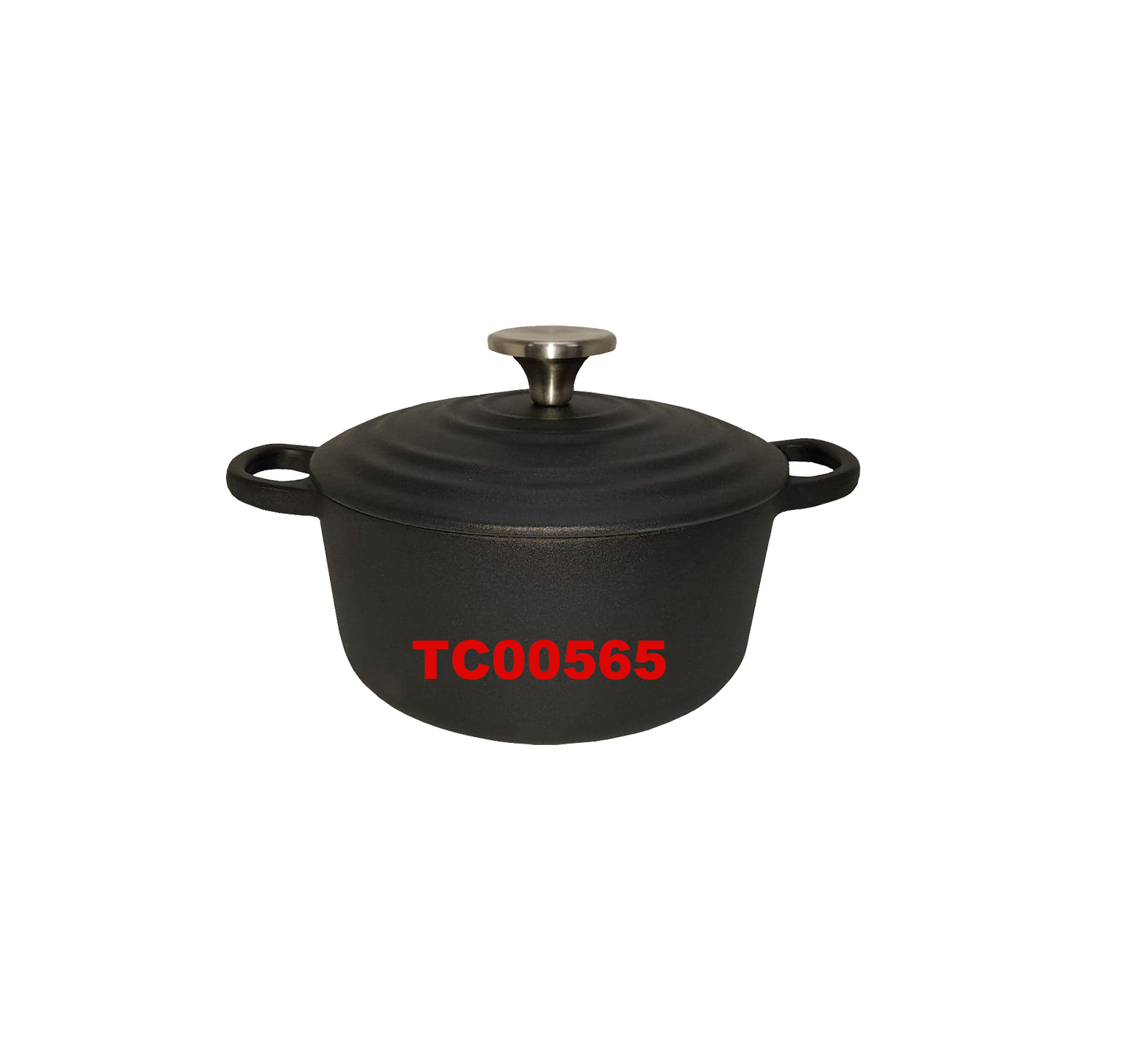 18 CM CAST IRON ROUND CASSEROLE