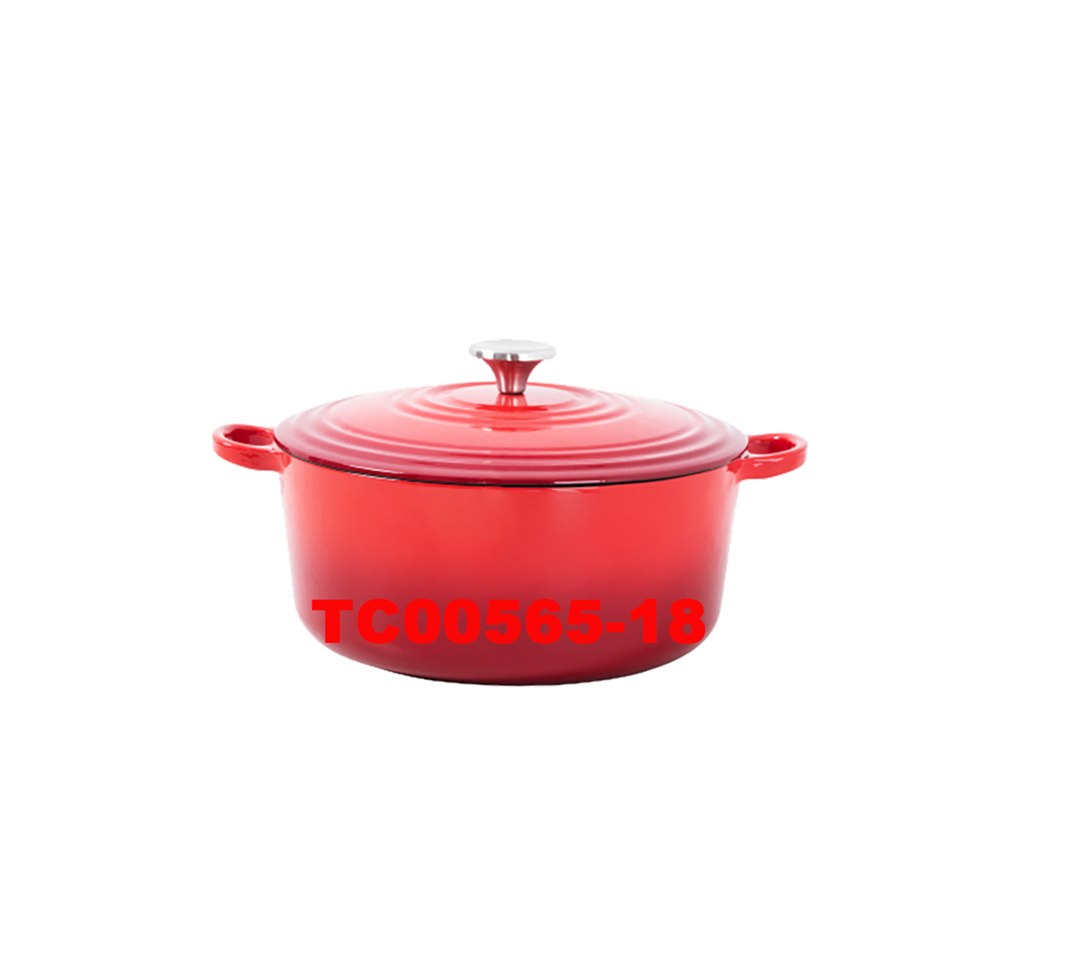18 CM CAST IRON ROUND CASSEROLE