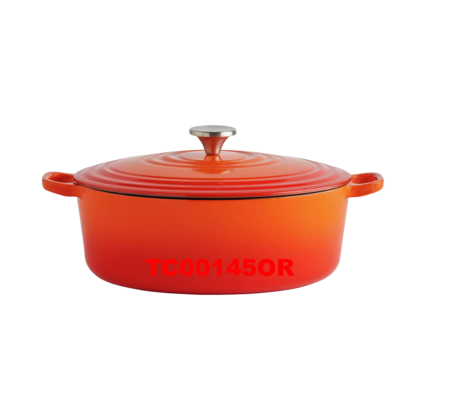 31 x 38.5 CM CAST IRON OVAL ROASTER