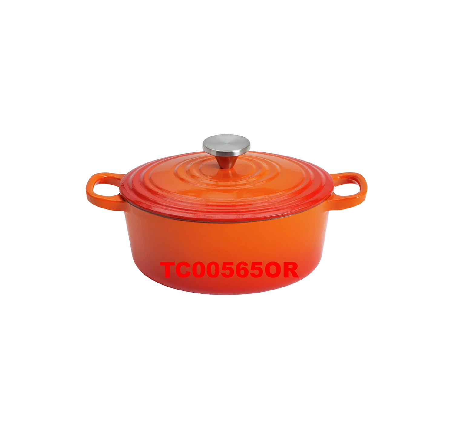 18 CM CAST IRON ROUND CASSEROLE