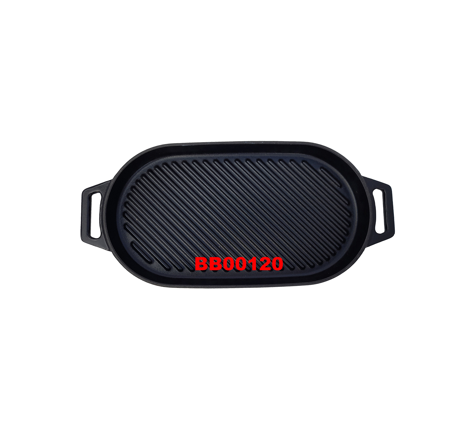 CAST IRON OVAL GRILL PAN