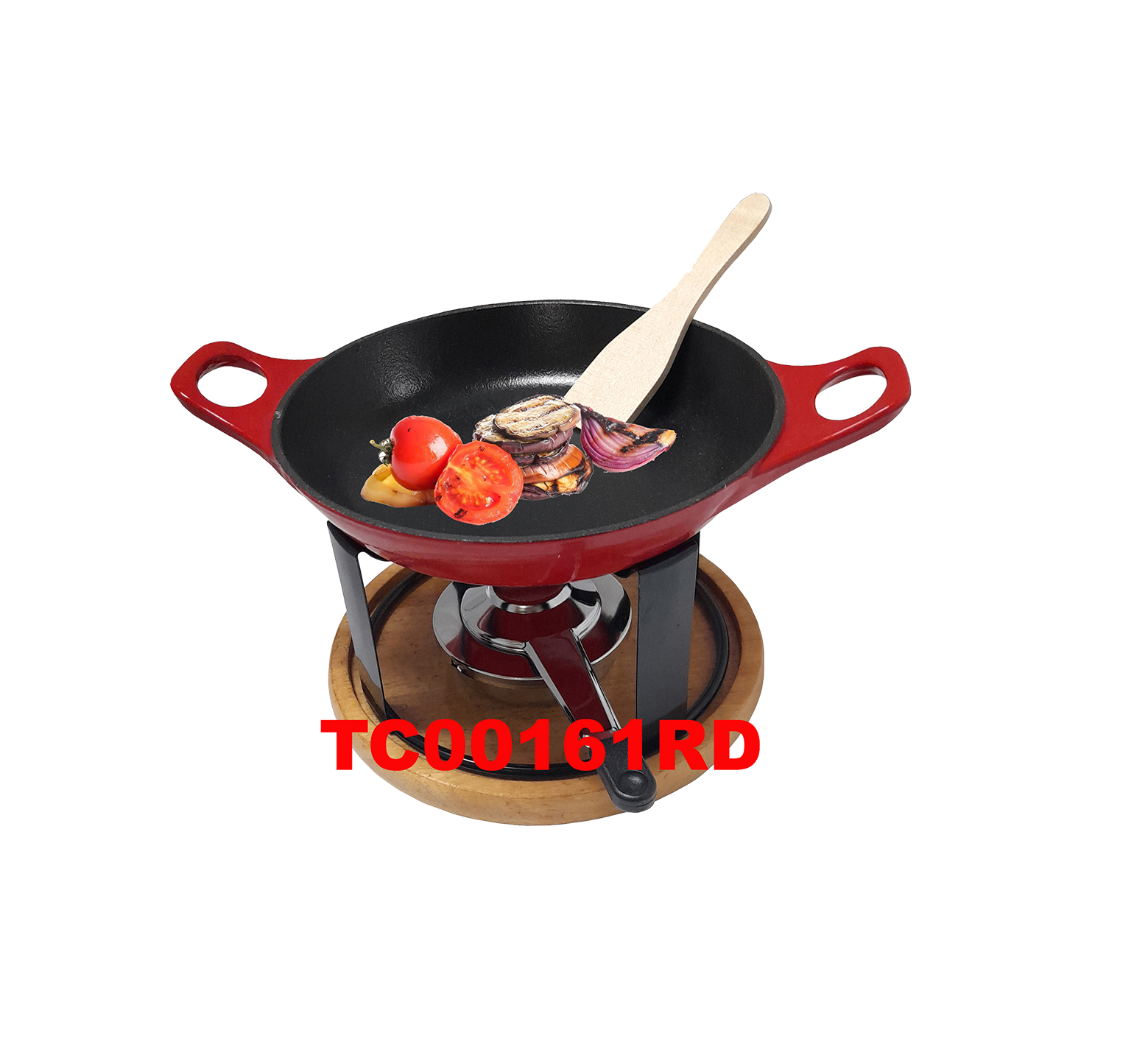 5 PCS CAST IRON SHALLOW DISH SET