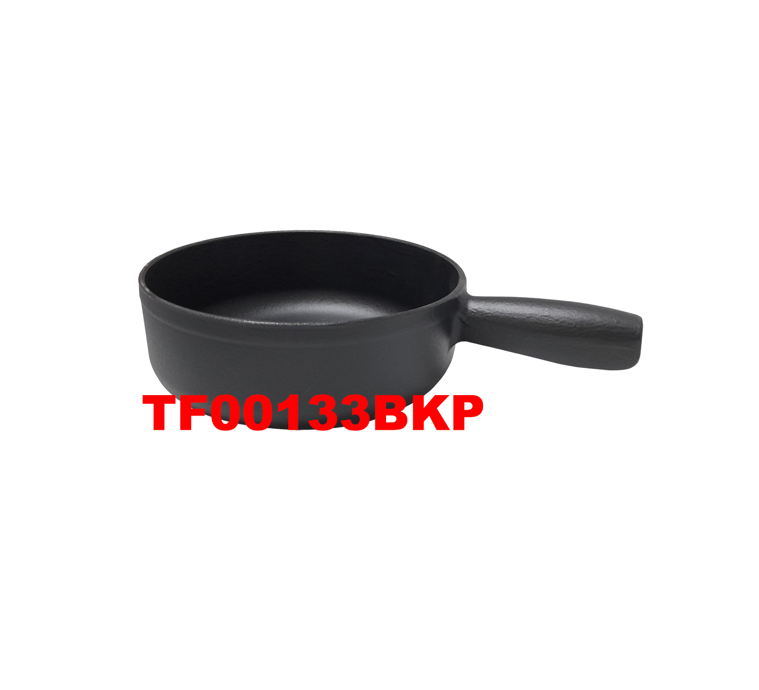 19.5 CM CAST IRON CHEESE FONDUE POT