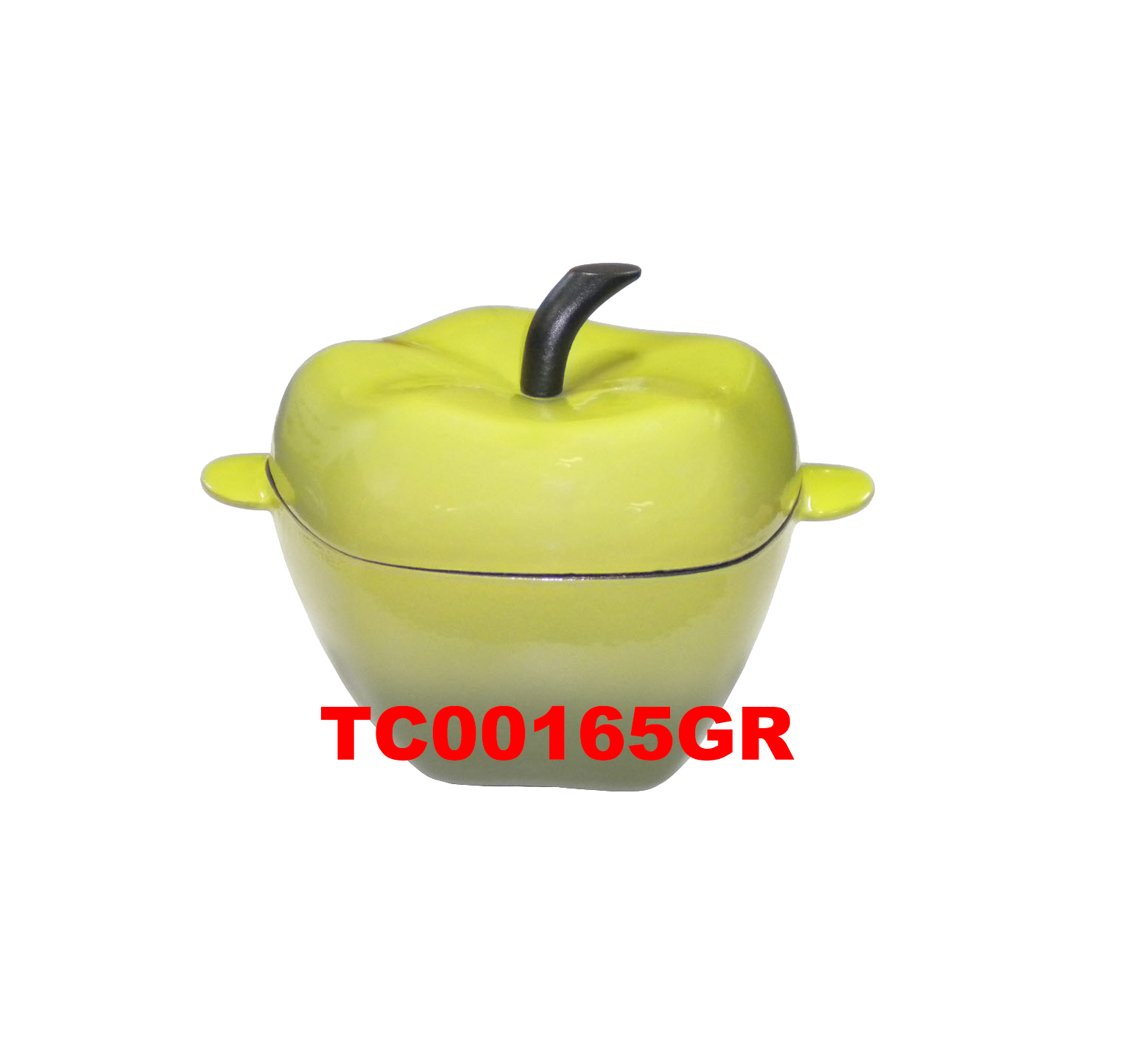 21 x 20 CM CAST IRON APPLE CASSEROLE