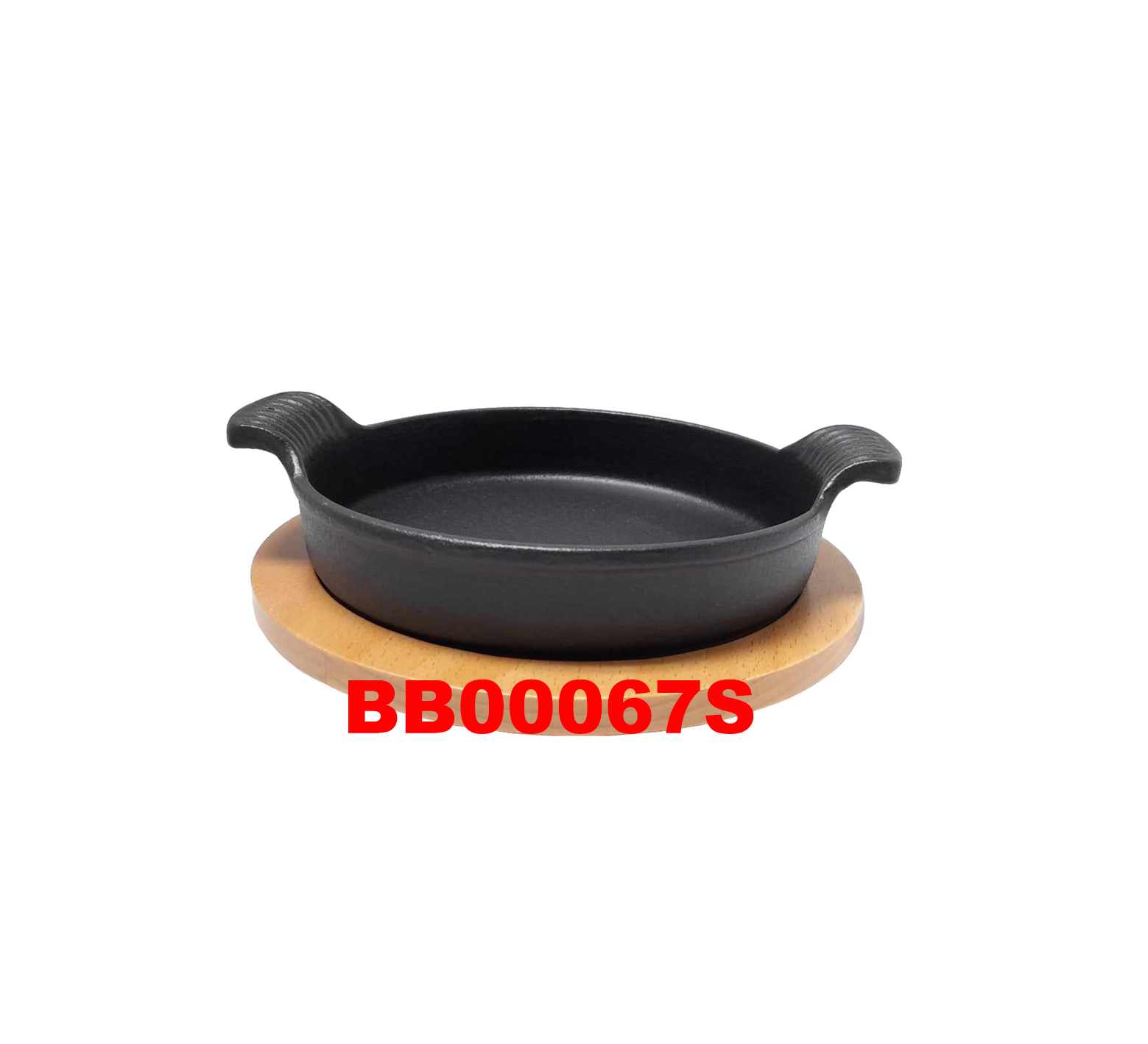 16.5 CM CAST IRON MINI ROUND GRATIN DISH