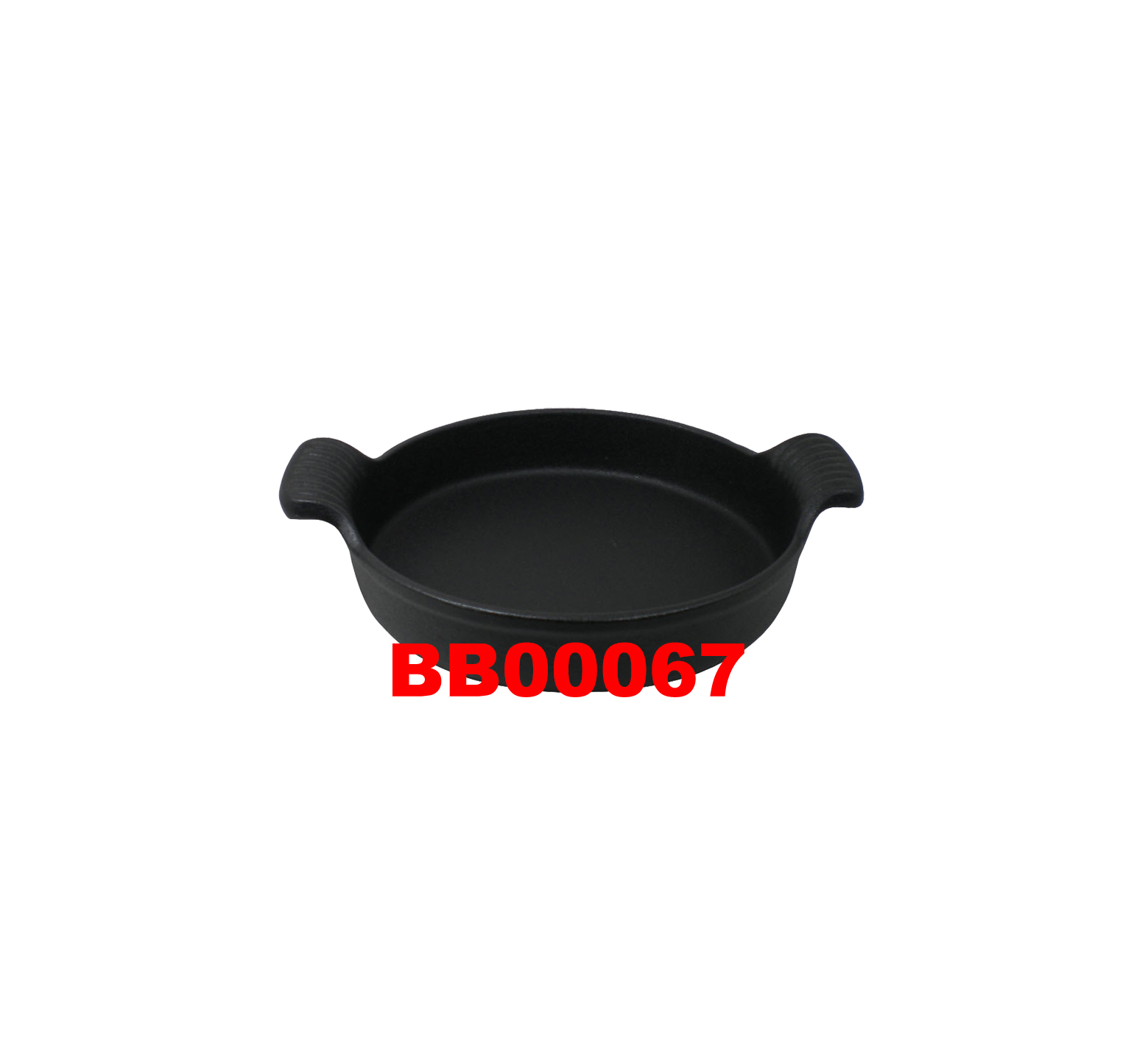 16.5 CM CAST IRON MINI ROUND GRATIN DISH