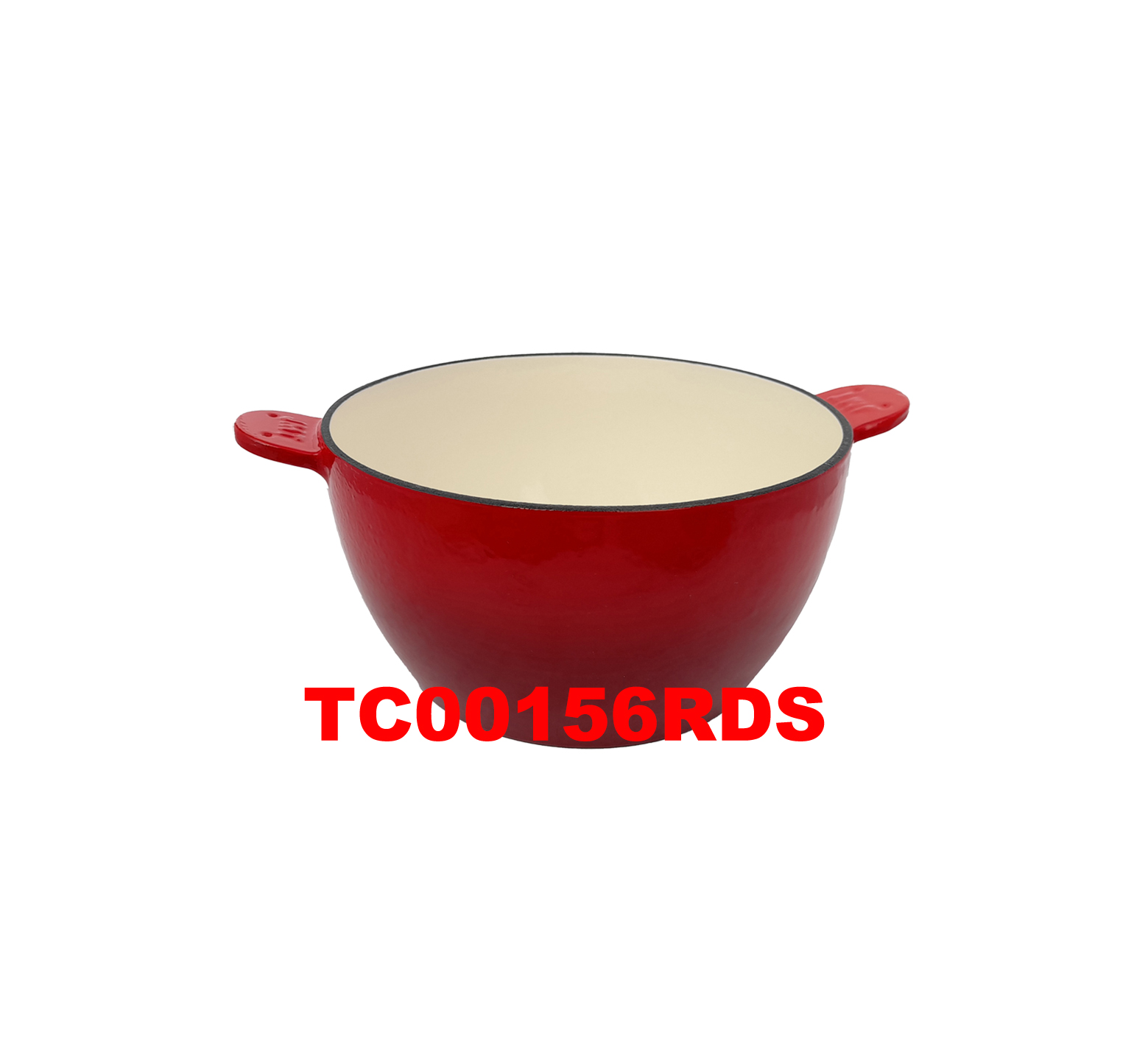 18.5 CM CAST IRON ENAMELED CASSEROLE