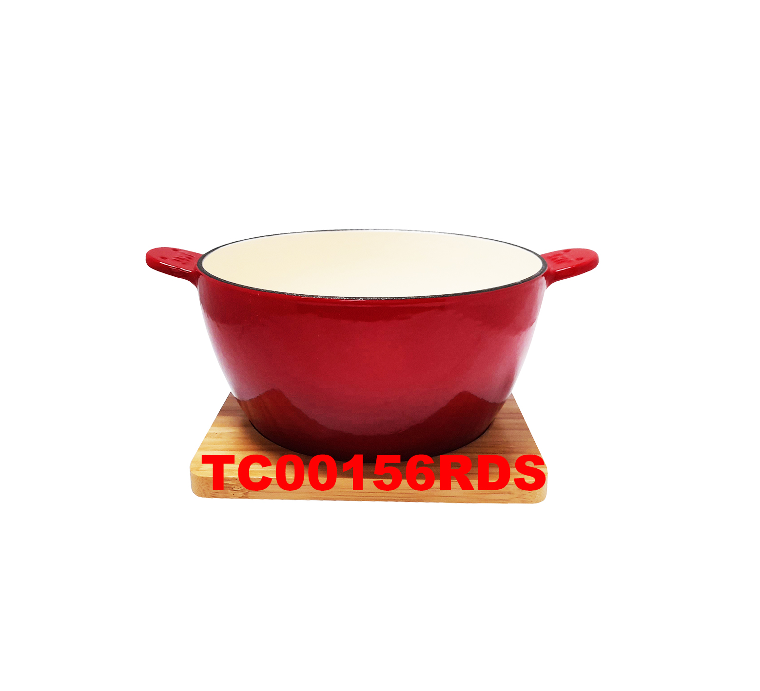 18.5 CM CAST IRON ENAMELED CASSEROLE