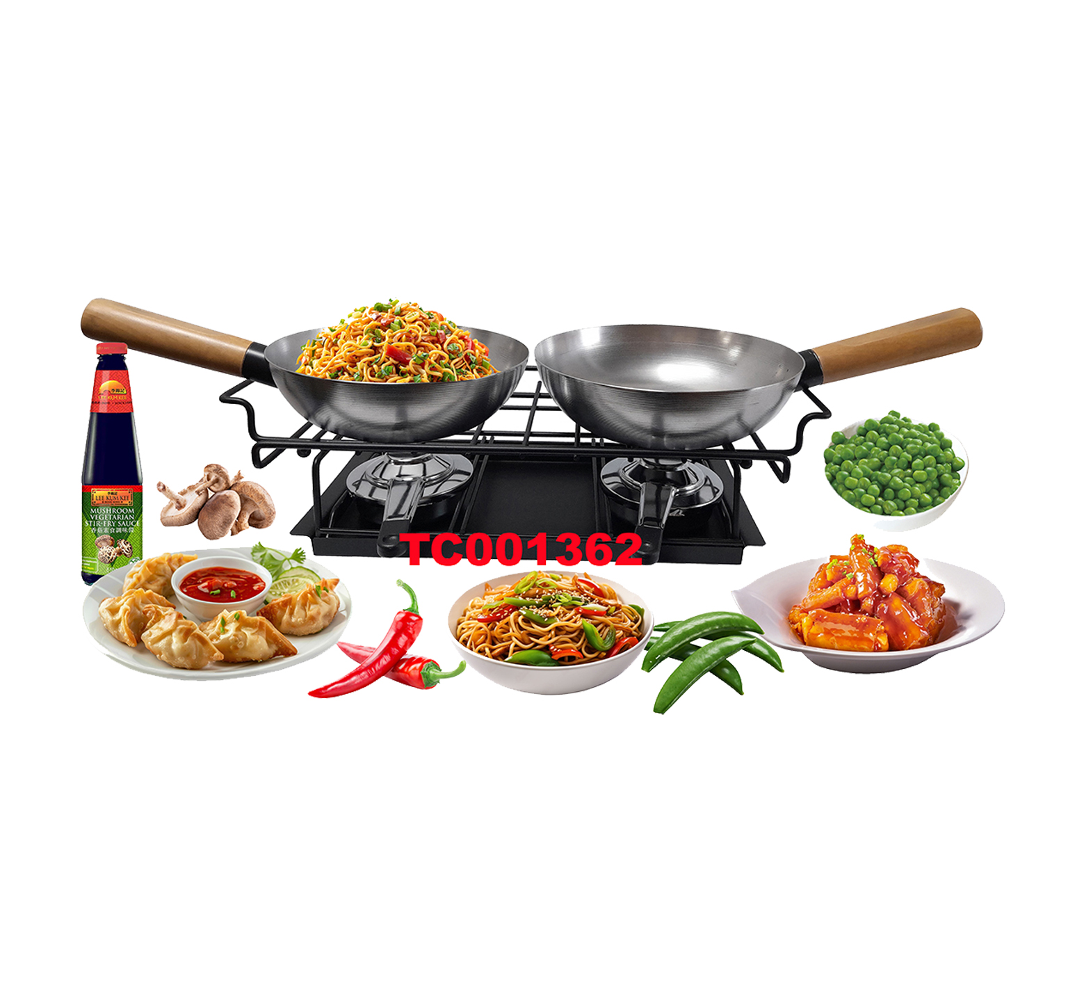 FUN COOKING FOR COUPLE – 7 PCS MINI WOK SET