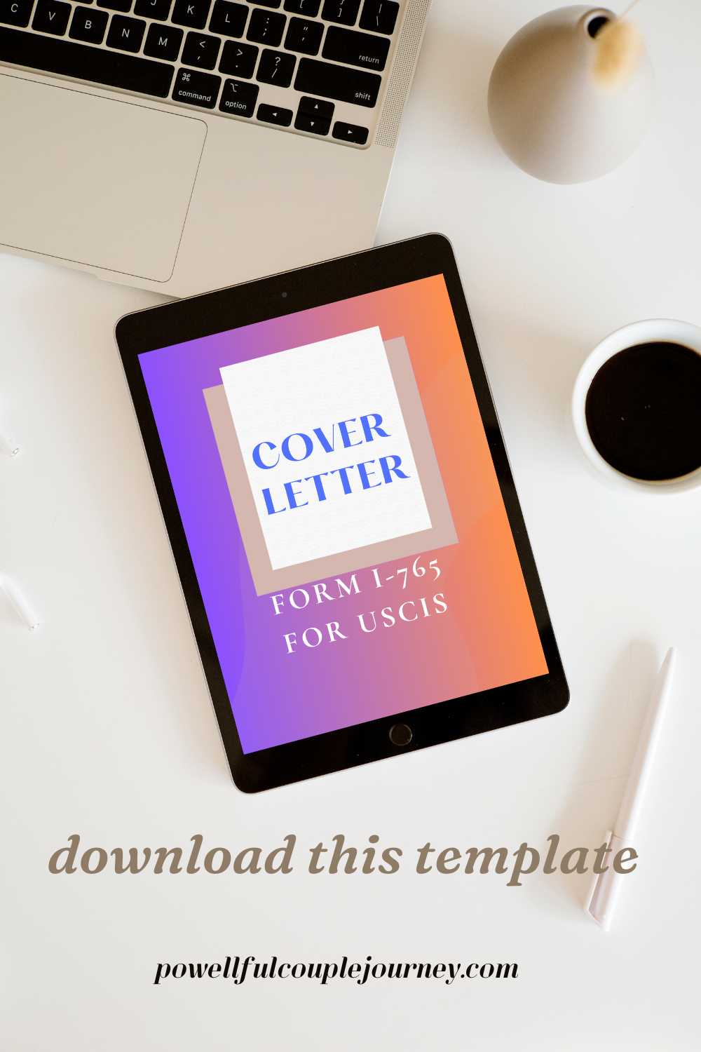 Form I-765 Employment Authorization Cover Letter