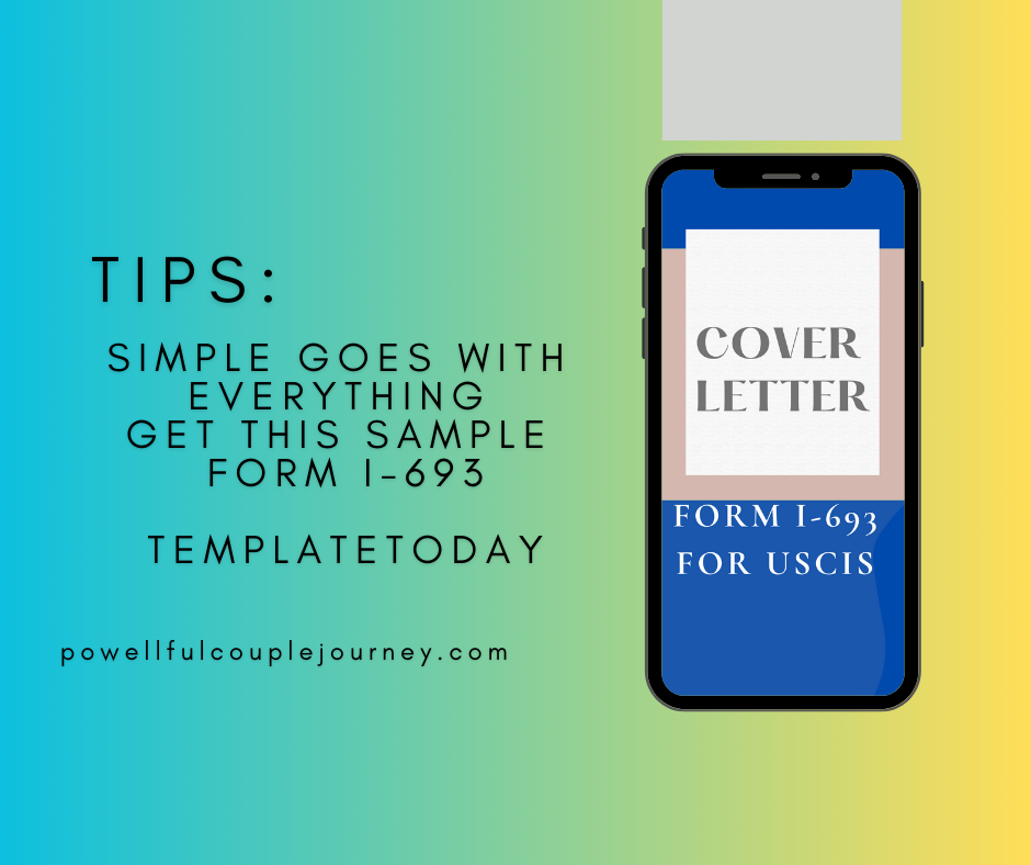 Form I-693 Medical Records Cover Letter