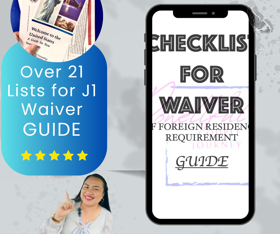 Actual Checklist for J1 Waiver Guide