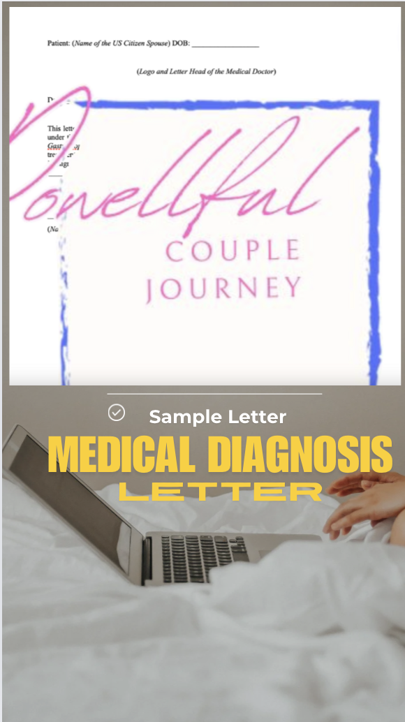 Doctor's Medical Diagnosis Letter for Form I-612 and DS 3035