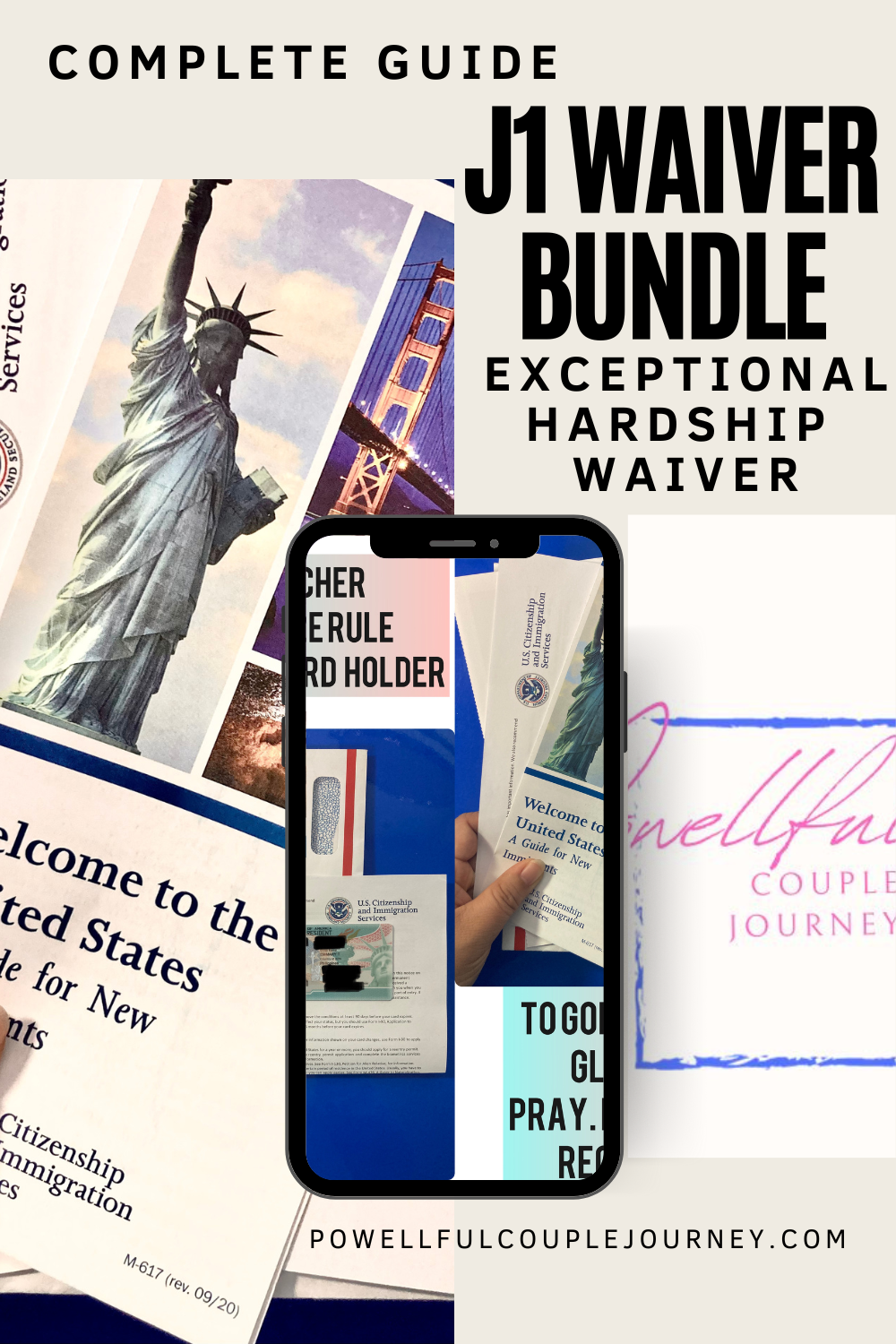 All In Complete Guide DIY J1 Waiver Bundle: Exceptional Hardship Start to Finish 