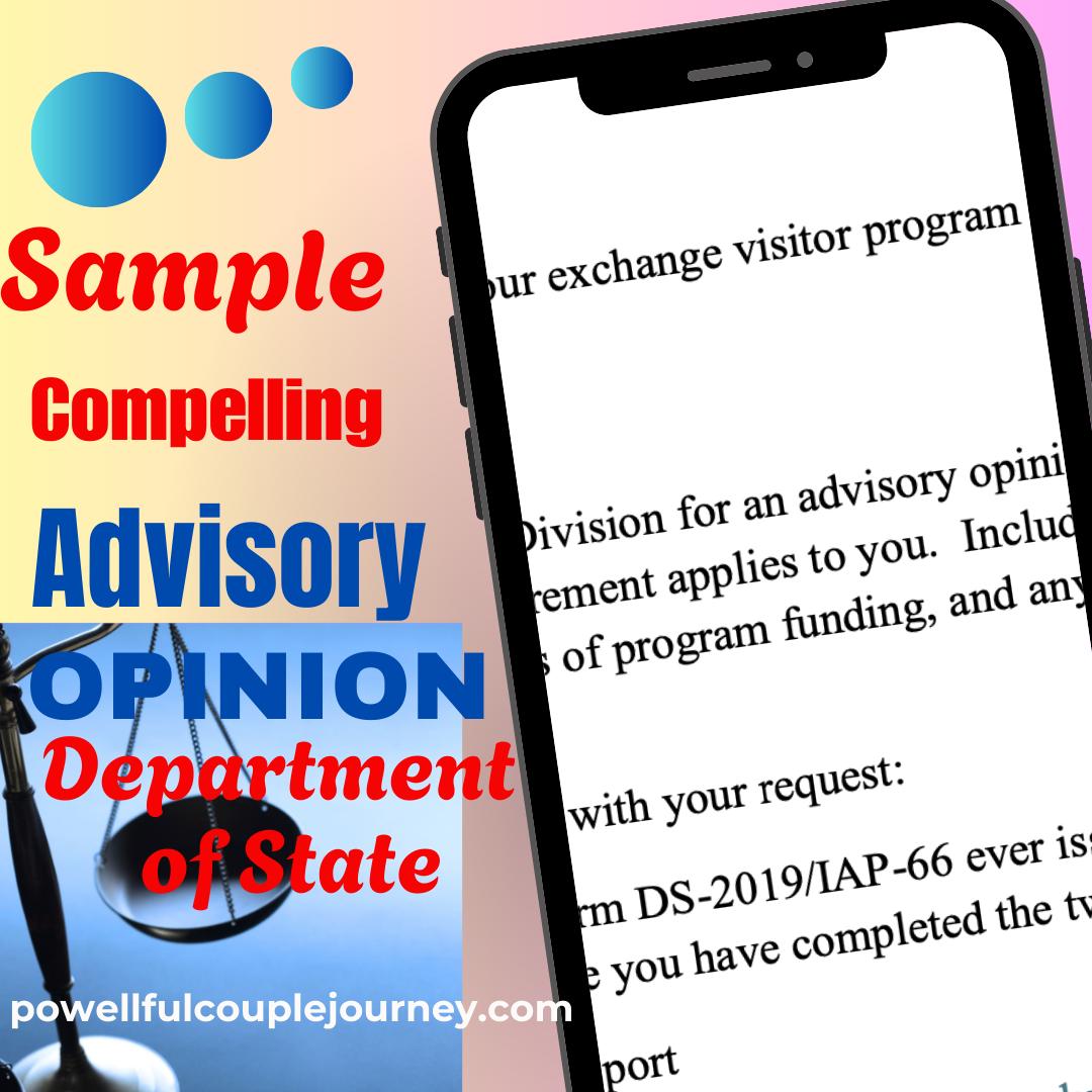 Advisory Opinion Template J1 Teacher with "P" Code