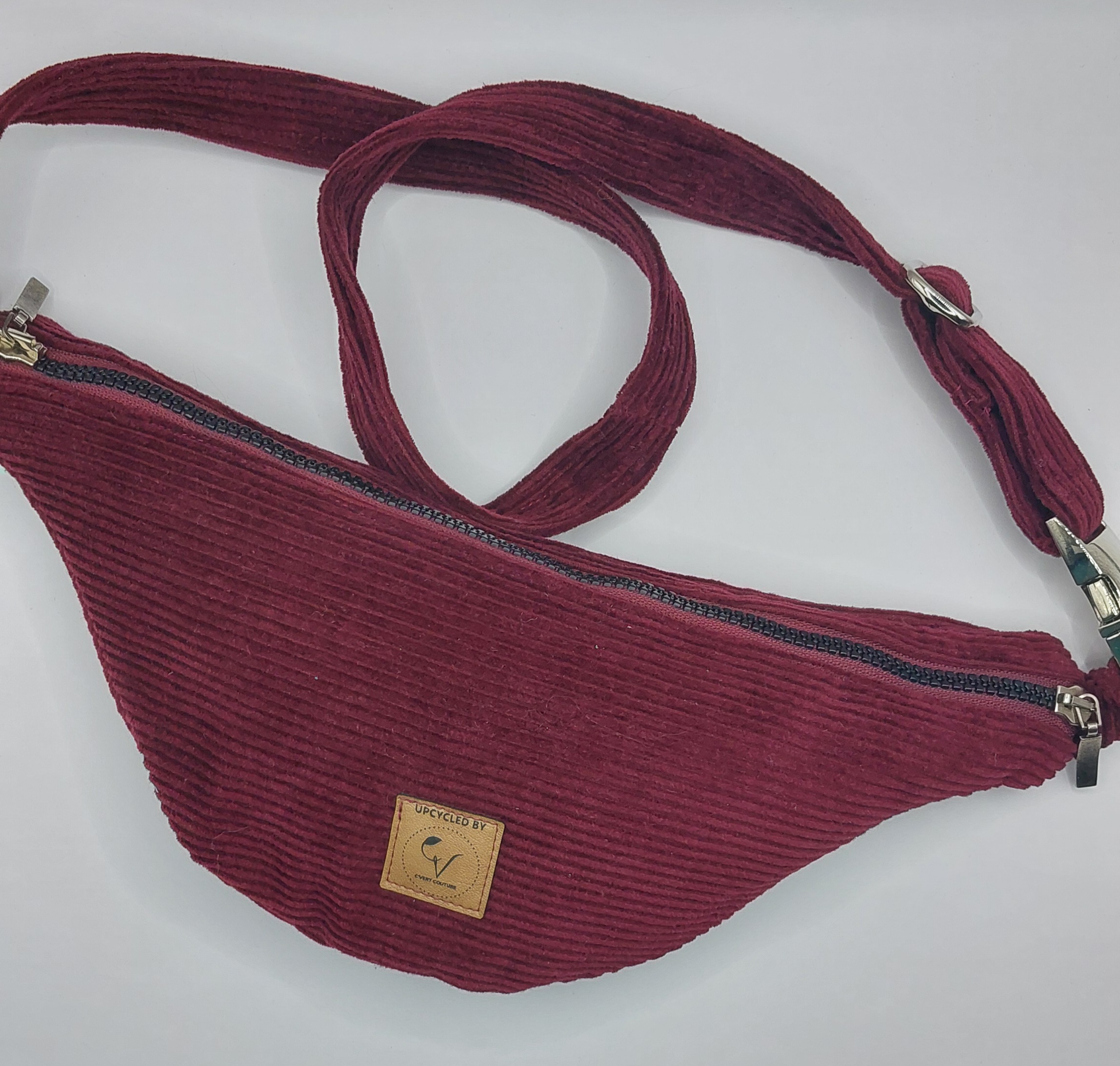 Sac banane bordeaux 