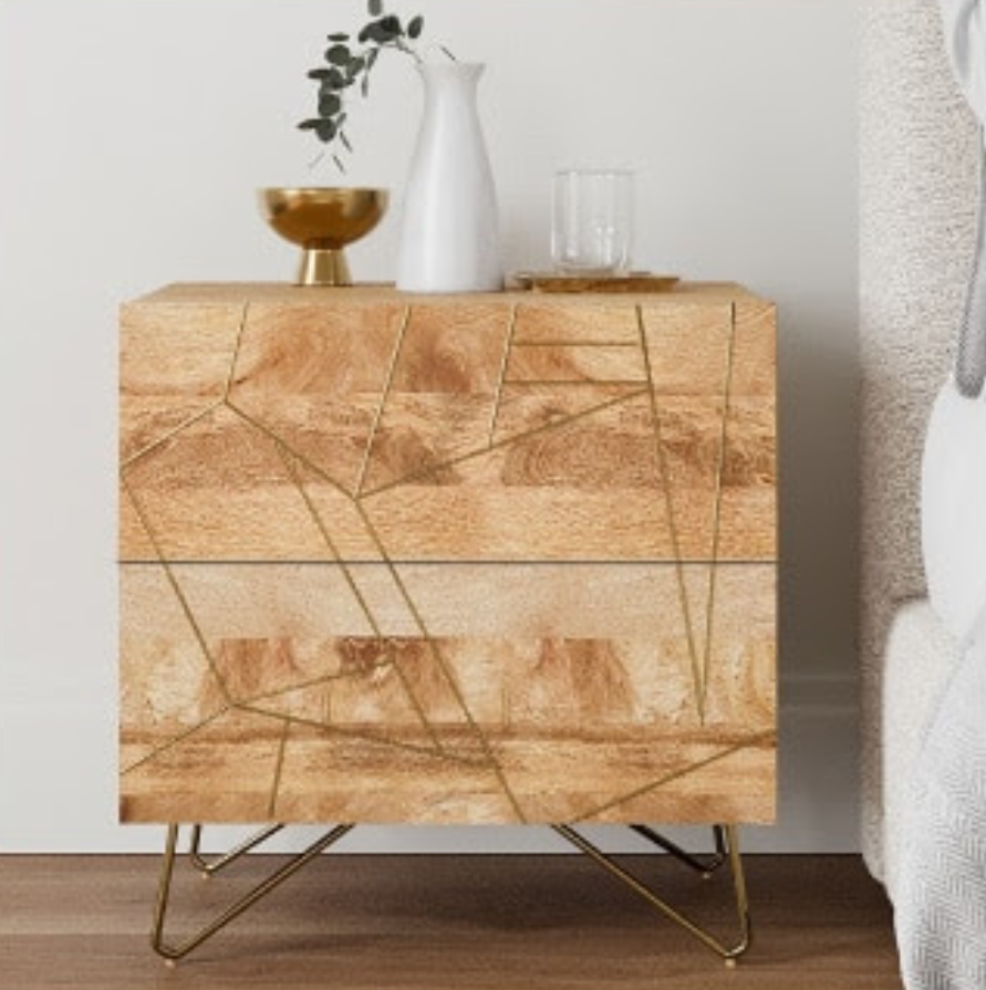 Roar & Rabbit™ Geo Inlay Nightstand (24")