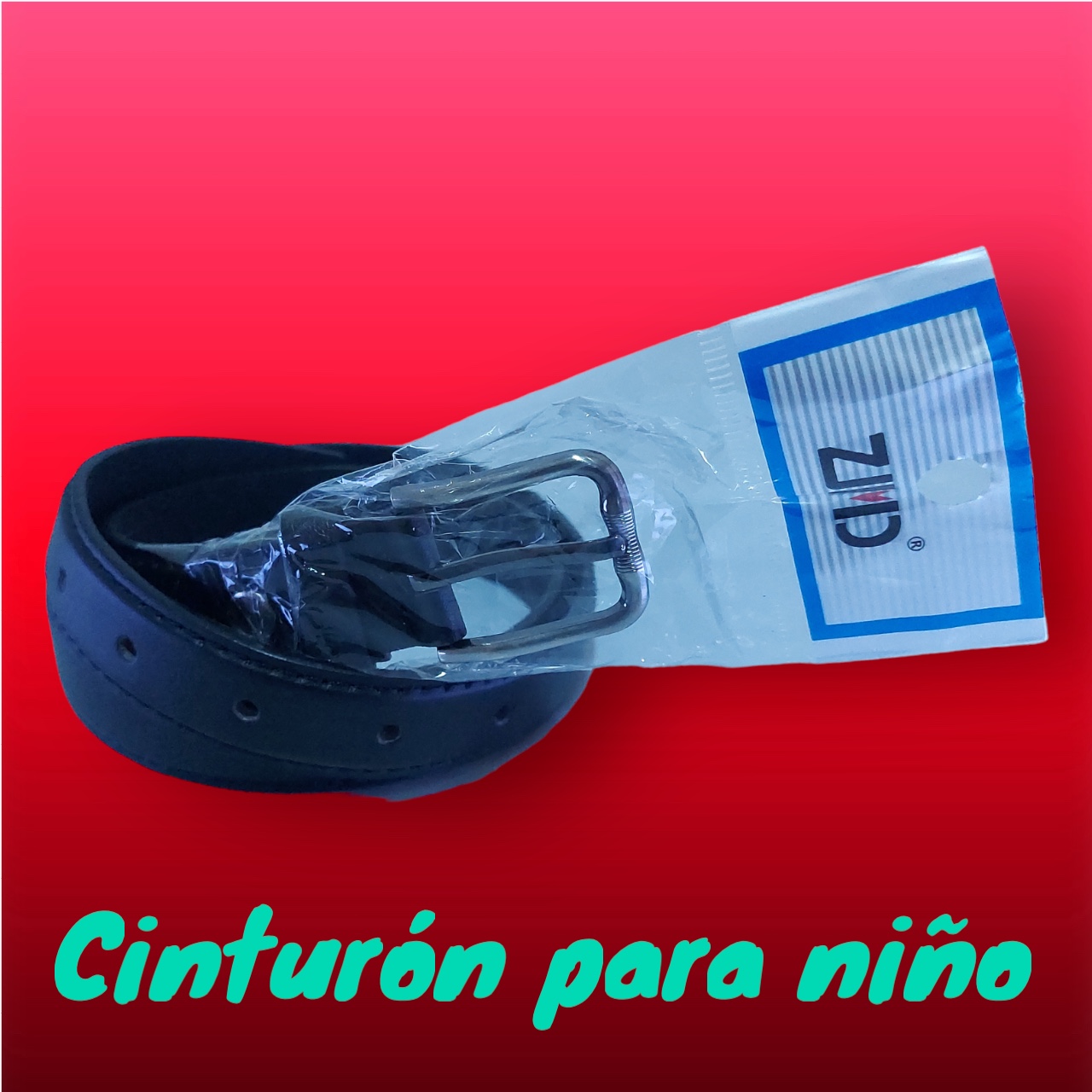 Bolsa con 18 cinturones para niño