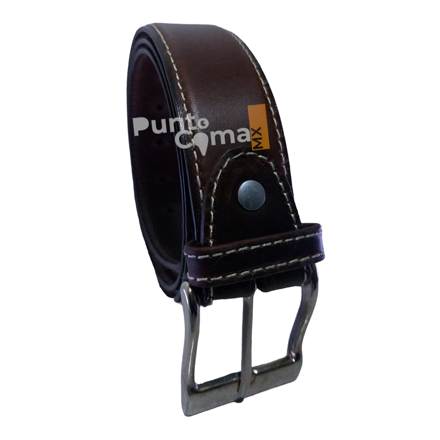 Bolsa con 12 cinturones de piel