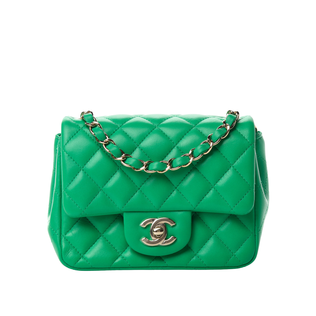 Chanel Green Mini Flap