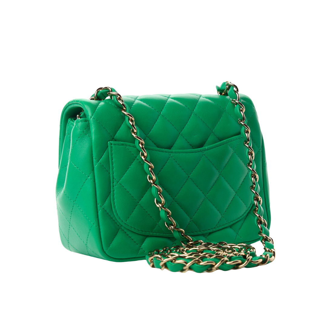 Chanel Green Mini Flap