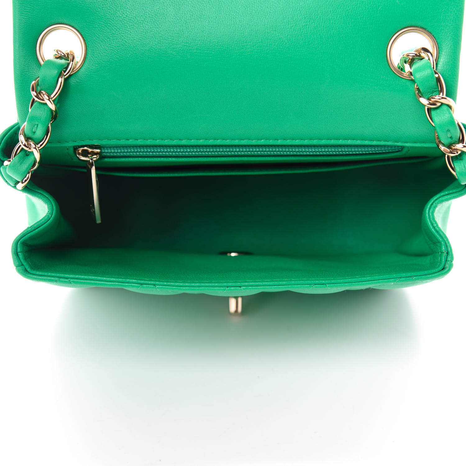 Chanel Green Mini Flap