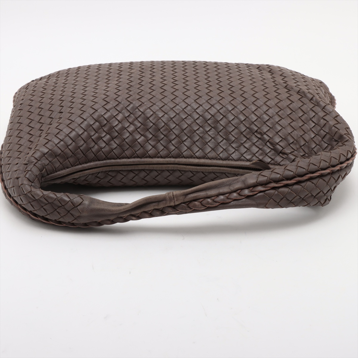 Bottega Veneta Intrecciato Hobo Leather Shoulder Bag